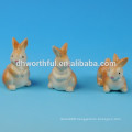 Creative ceramic easter decoration with rabbit design